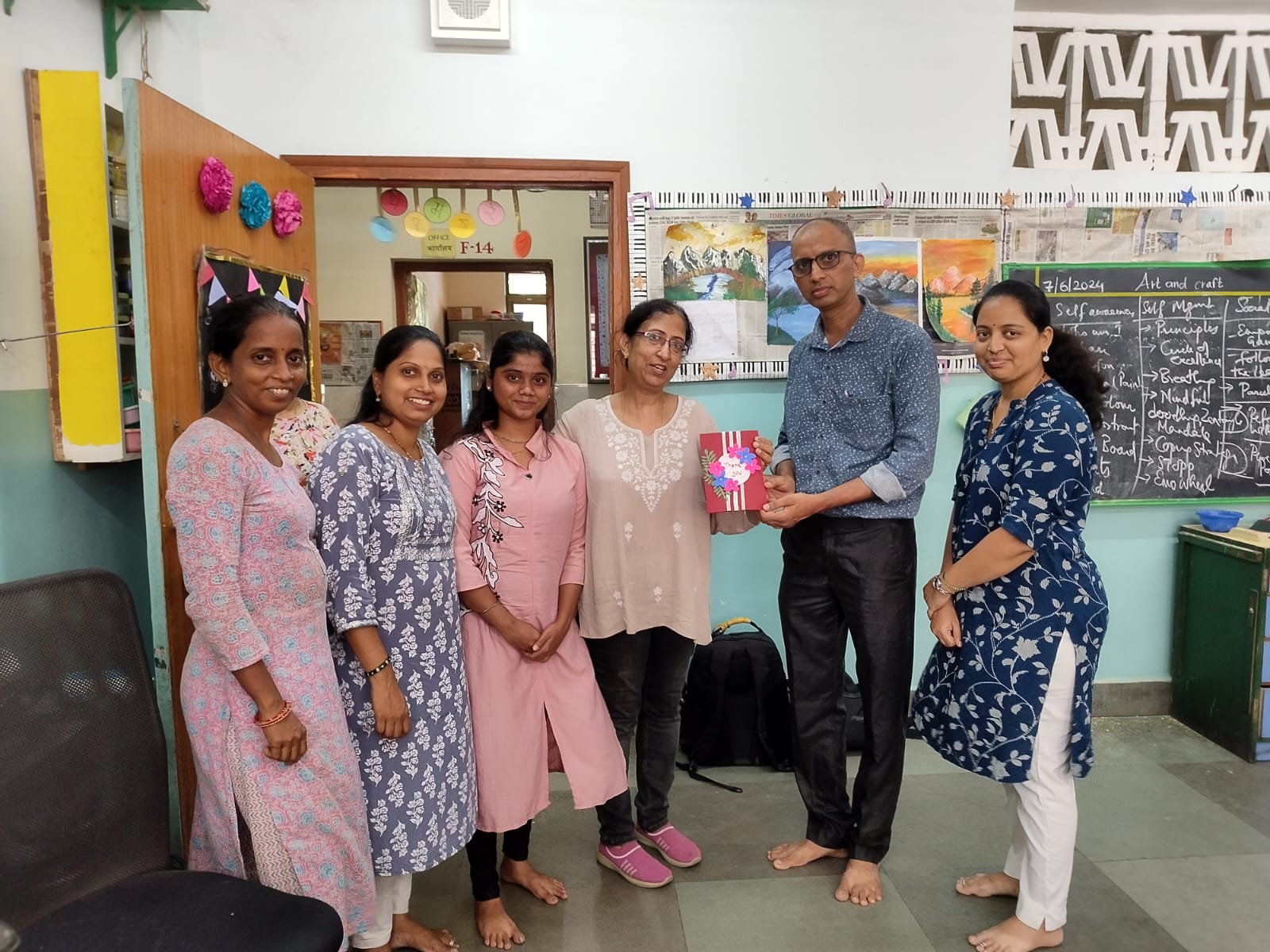 Workshop on Emotional Resilience With Art, Teachers of Muktangan Foundation, Mumbai